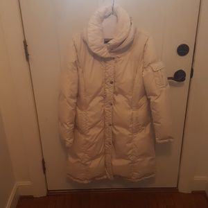 DKNY Pillow Collar Down Long Coat